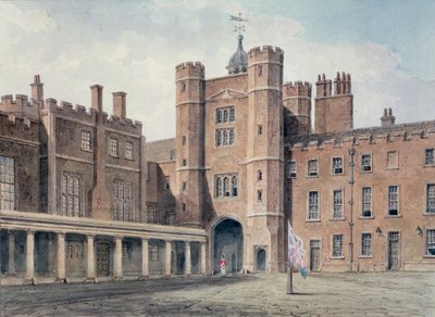 Corte Principal del Palacio de St. James de John Chessell Buckler